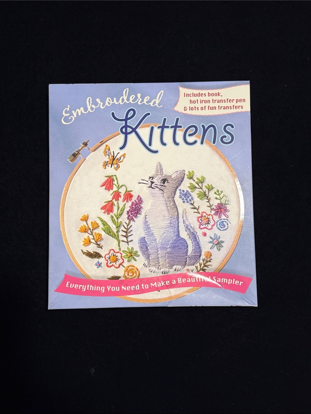 Embroidered Kittens Embroidery Kit